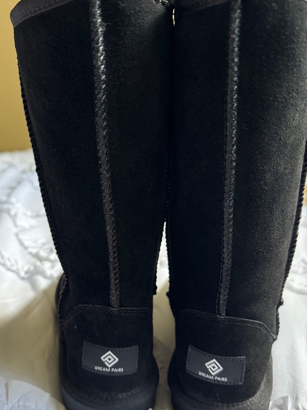 Dream Pairs Black Fleece-Lined Winter Boots